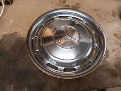 W123 W114 W115 W116 R107 u.a. Radkappen Chrom Satz 14" Mercedes-Benz