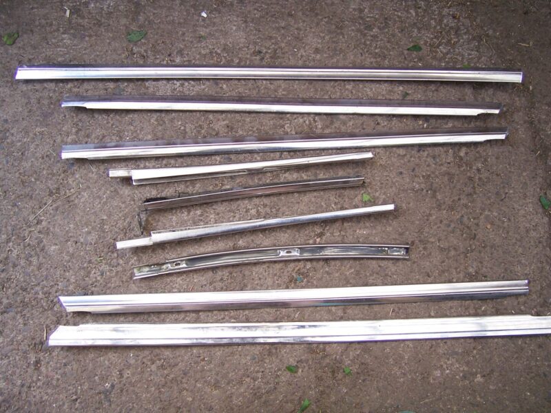 Sammlung W108 Zierleisten Chrom Türen Fenster DB Mercedes