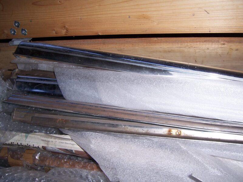 Sammlung W108 Zierleisten Chrom Türen Fenster DB Mercedes